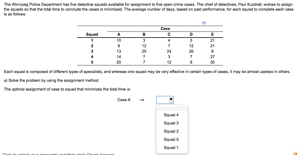 The Winnipeg Police Department has five detective