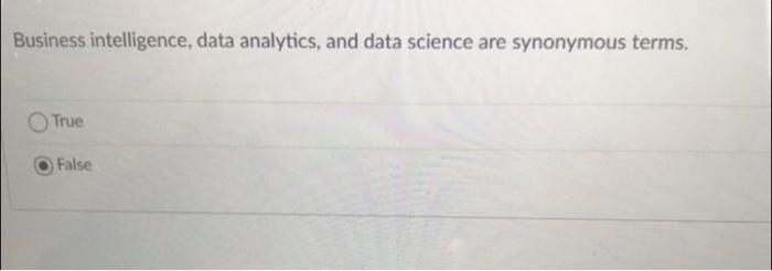 Business intelligence, data analytics, and data