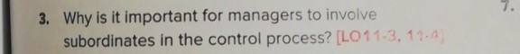 3. Why is it important for managers to involve