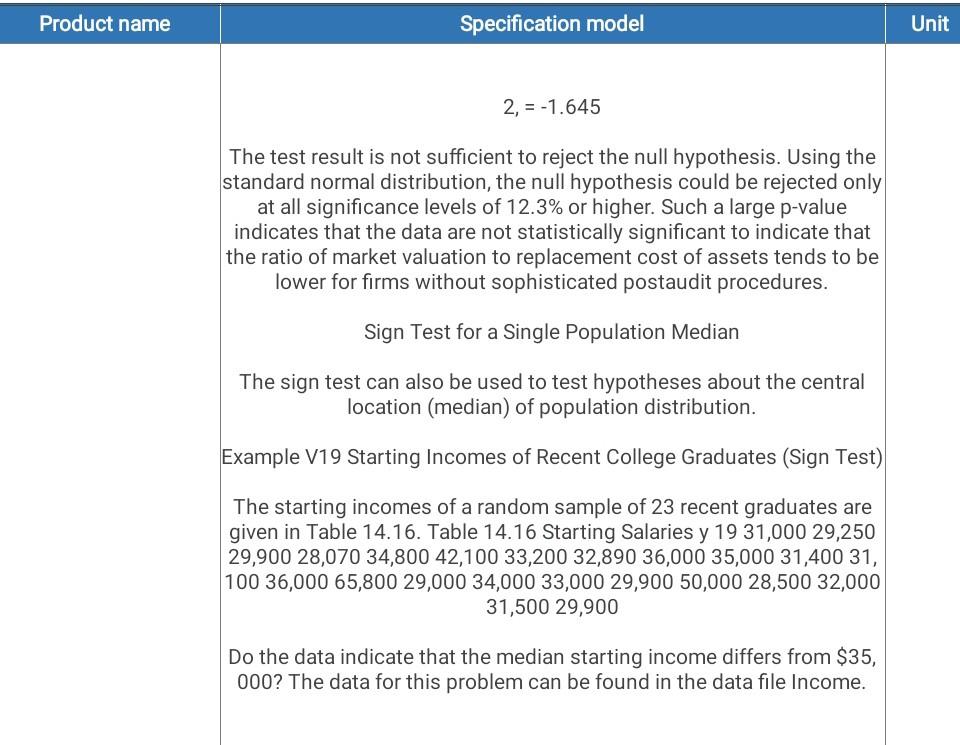 . Product name Specification model Unit 2, =