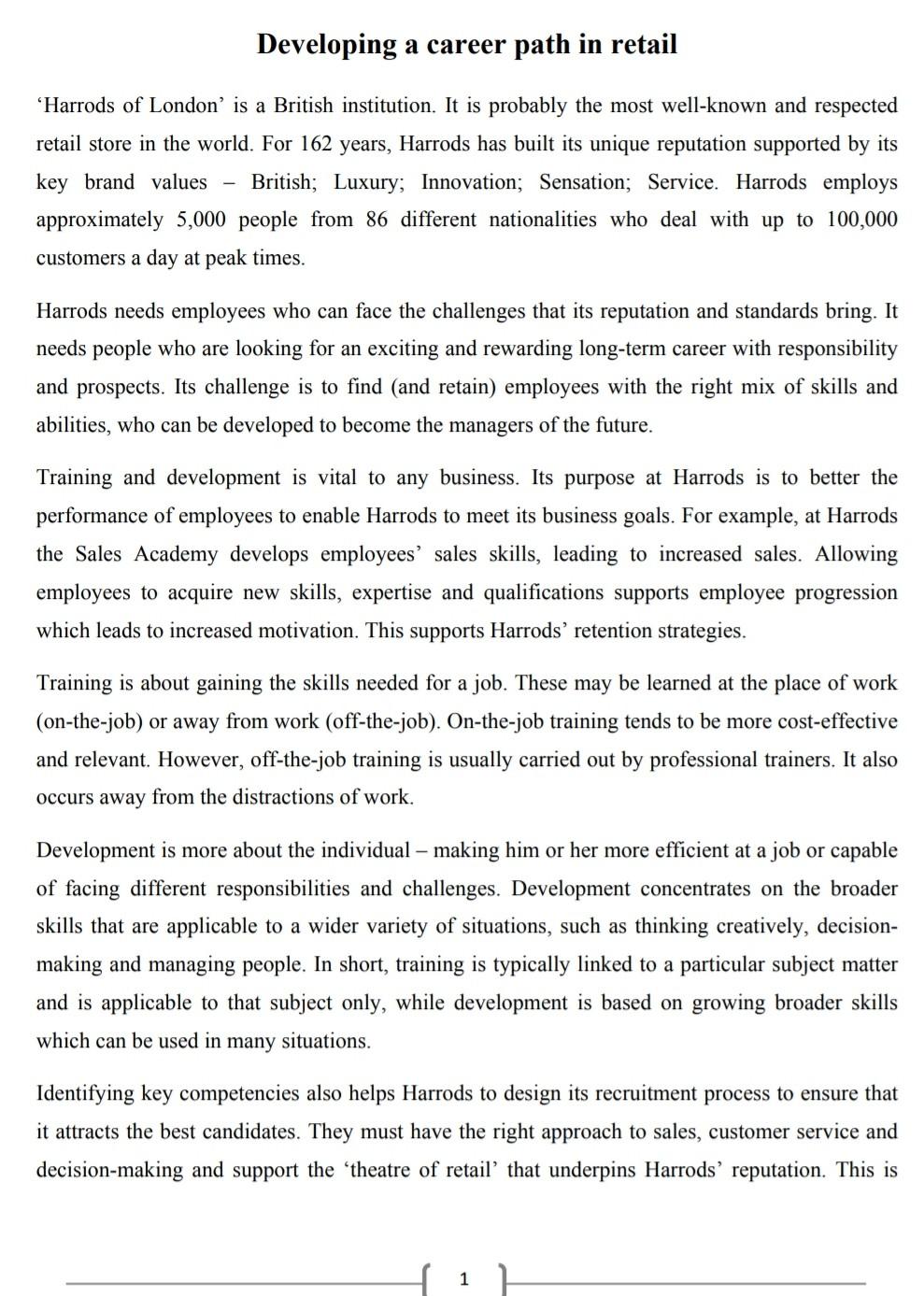 1. Summarize the case study in your own words. 2.