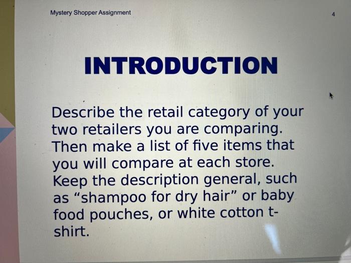 - Macy's and Dillard's - Target and Walmart -