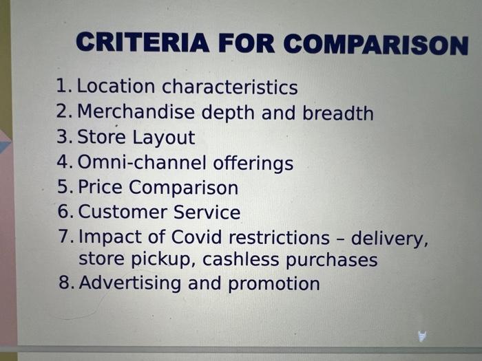 - Macy's and Dillard's - Target and Walmart -