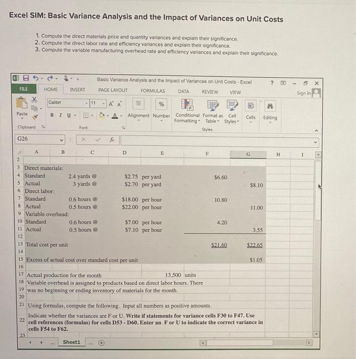 Can I get the formulas for this Excel Excel SIM: