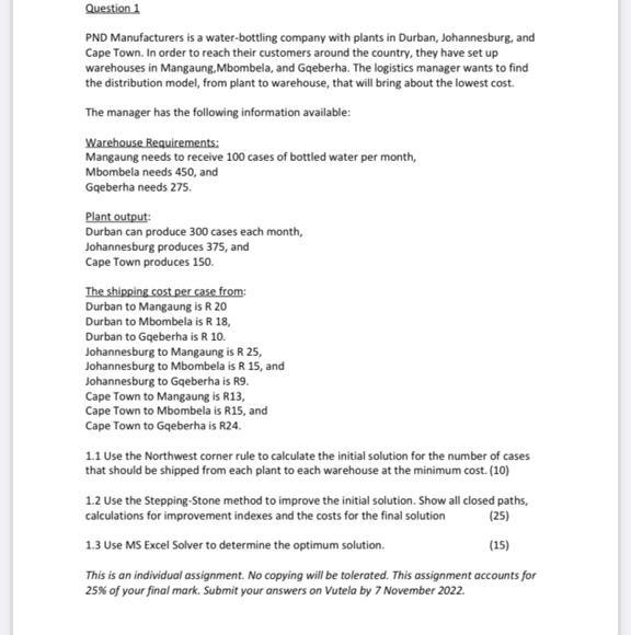 is operation management techniques 2. please help