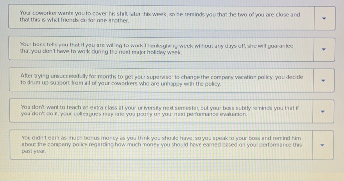 Nine Generic Influence Tactics Whether you