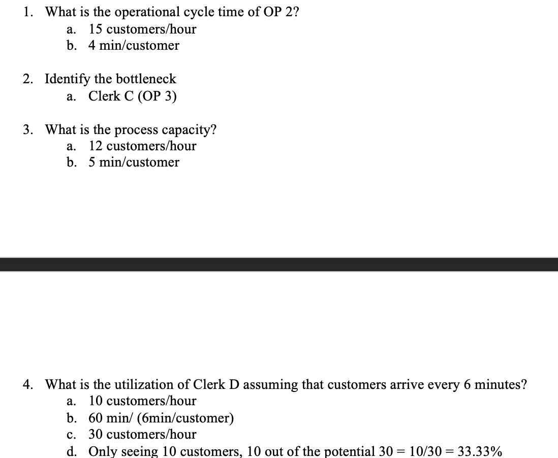 Only need help with 5-9!!!! BASIC PROCESS FLOW
