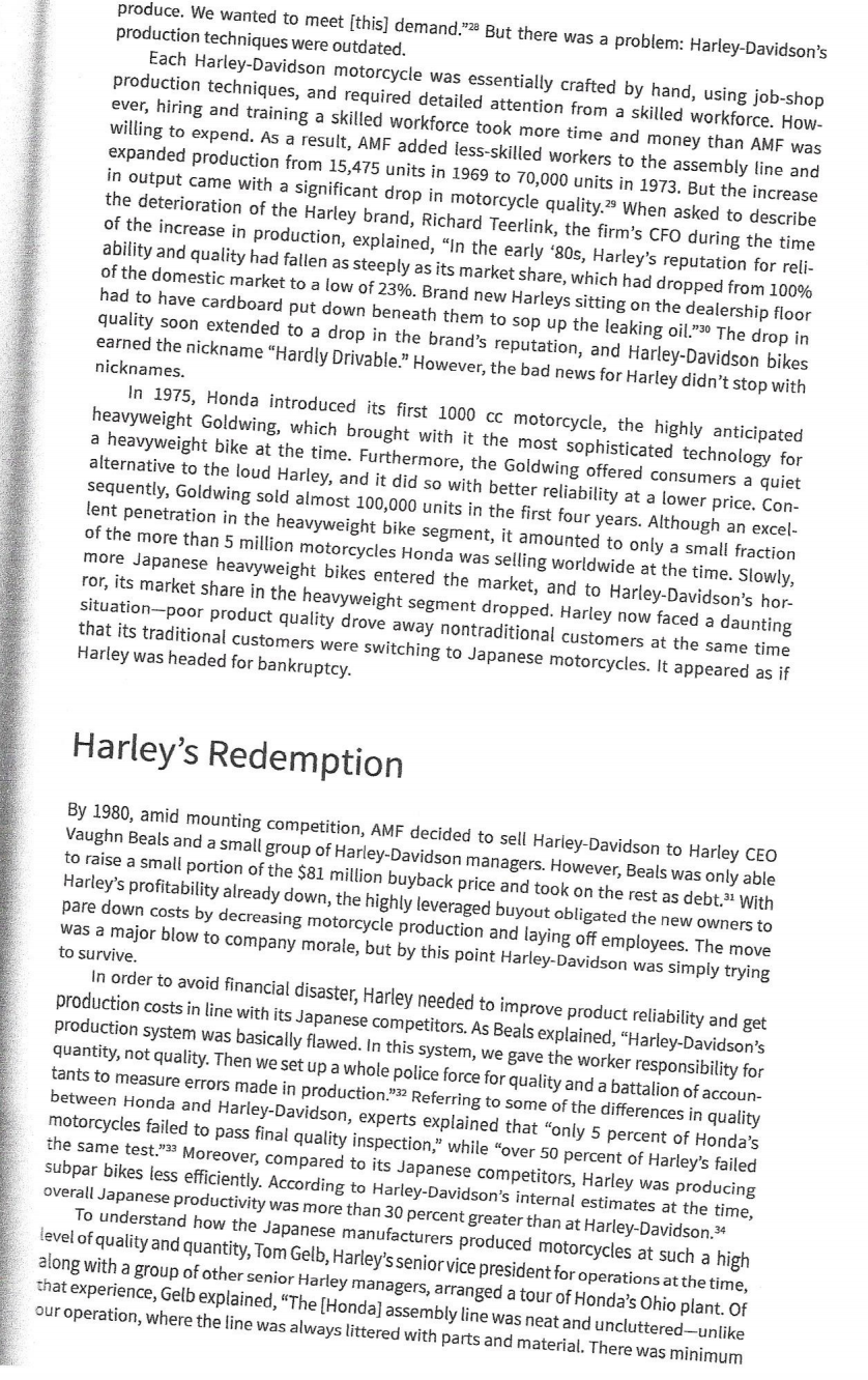 Read the Harley Davidson case for background