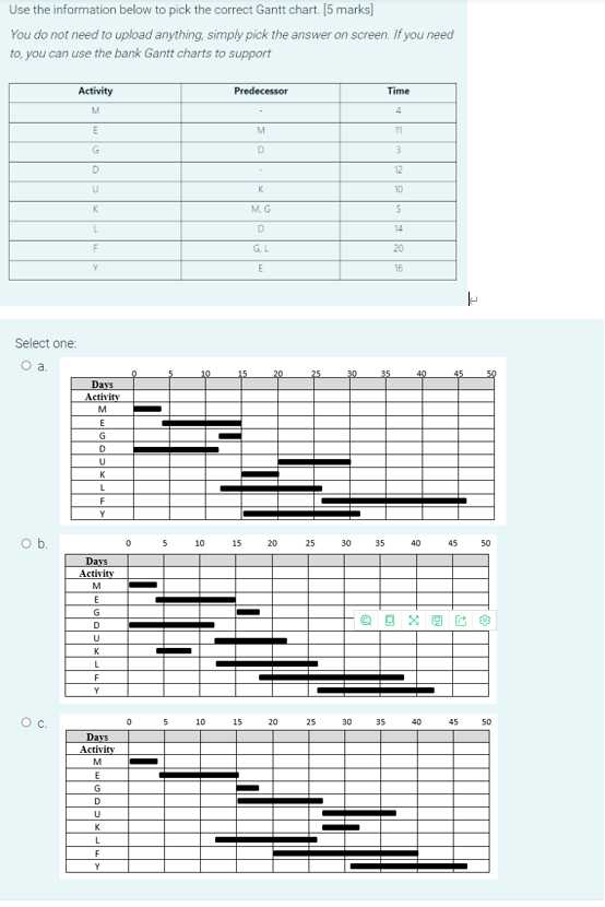 Use the information below to pick the correct