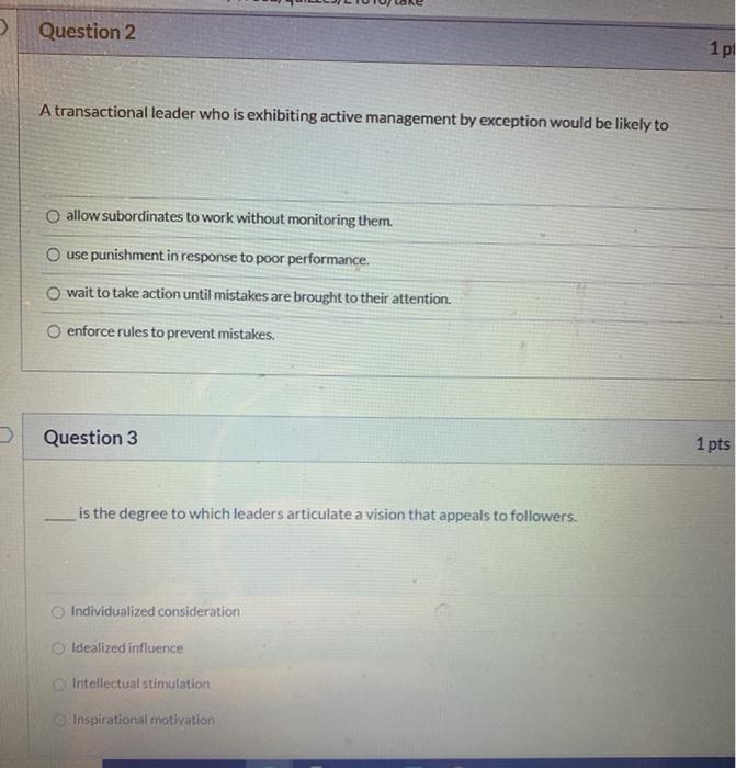 please do both Question 2 1p A transactional