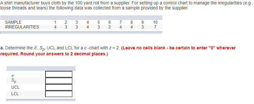 A shirt manufacturer buys cloth by the 100 yard