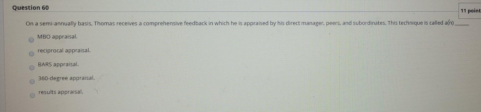 Question 60 11 point On a semi-annually basis,