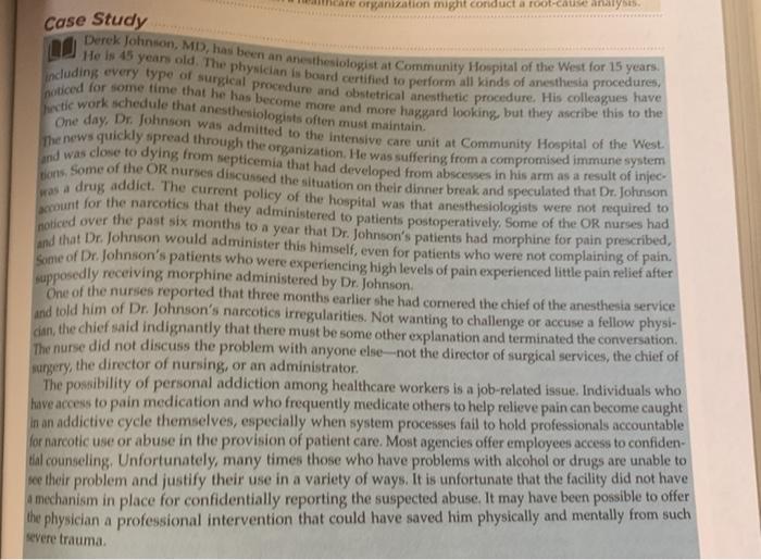 Using the root cause analysis and diagrams,
