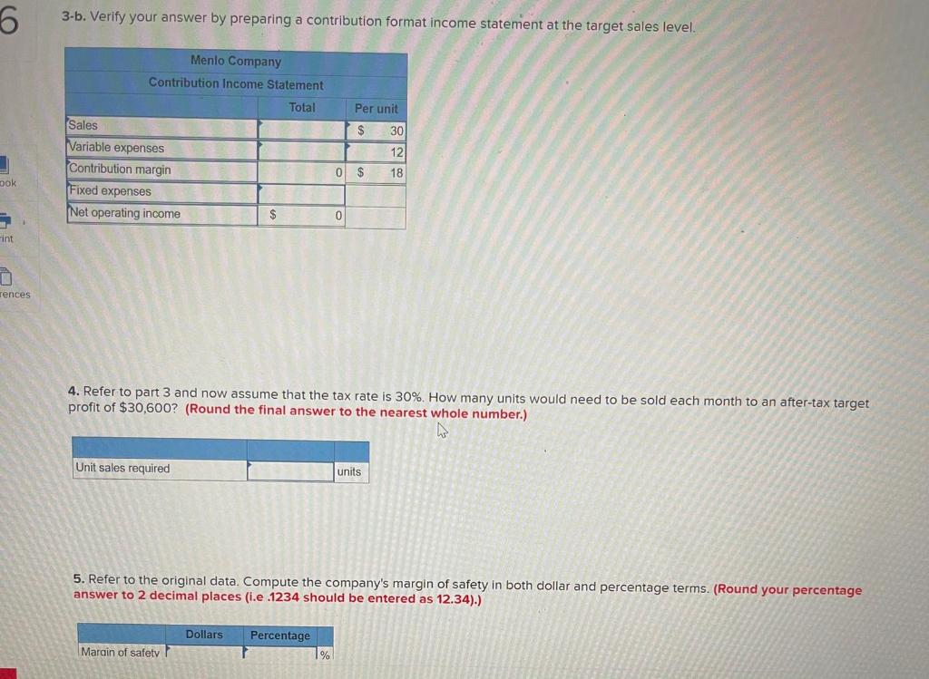 Menlo Company distributes a single product. The