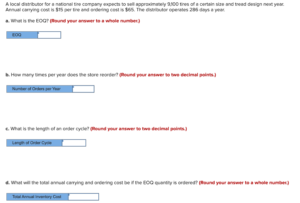 A local distributor for a national tire company