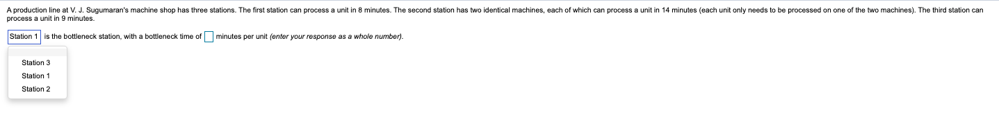 Is it station one? Please fill in other blue box