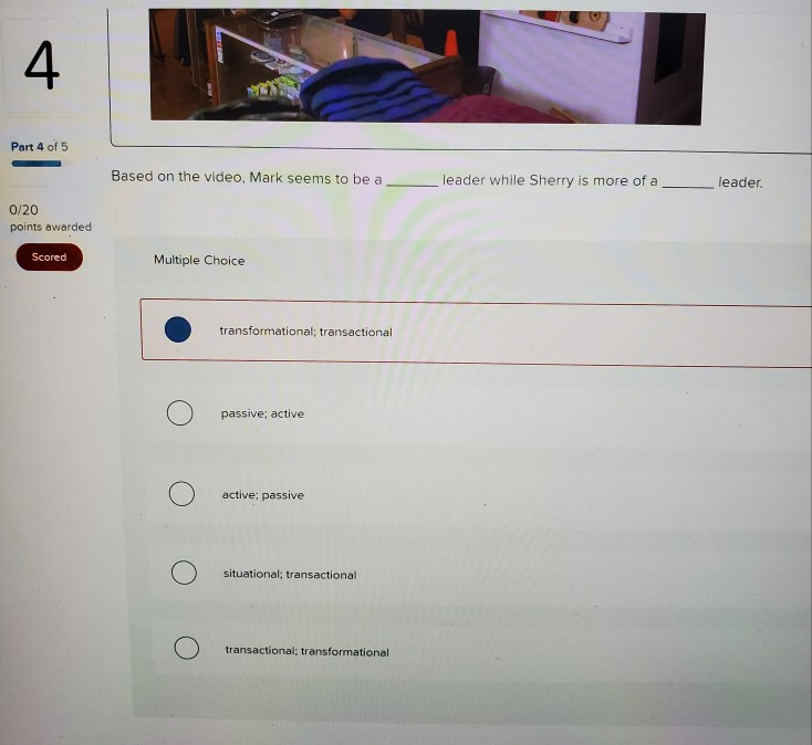 based on the video, mark seems to be a ___ leader
