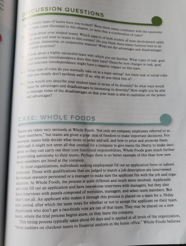 pls answer Discussion question and case question