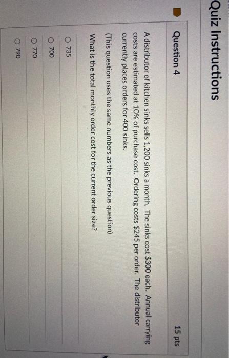 Please answer them all. Quiz Instructions