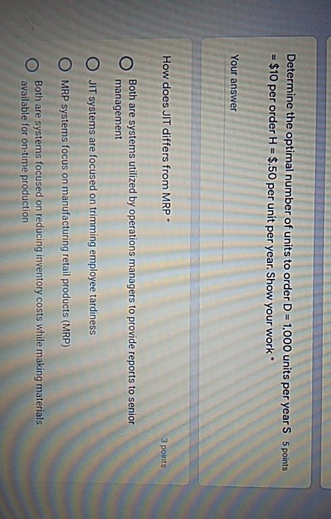 answer the numerical and mcq asap. 10 points A