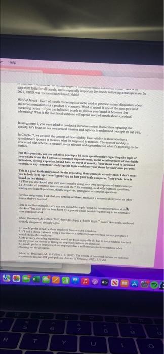 Assignment #3 Part A Instructions: There are