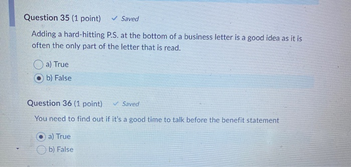 Question 35 (1 point) Saved Adding a hard-hitting