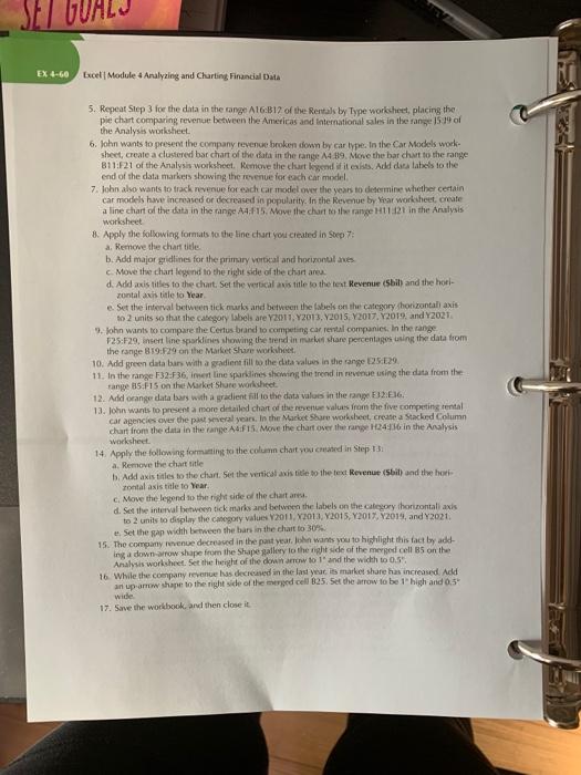 EX 4-14 Module 4 Analyzing and Charting Financial