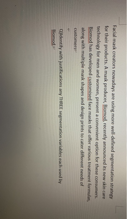 Facial mask creators nowadays are using more