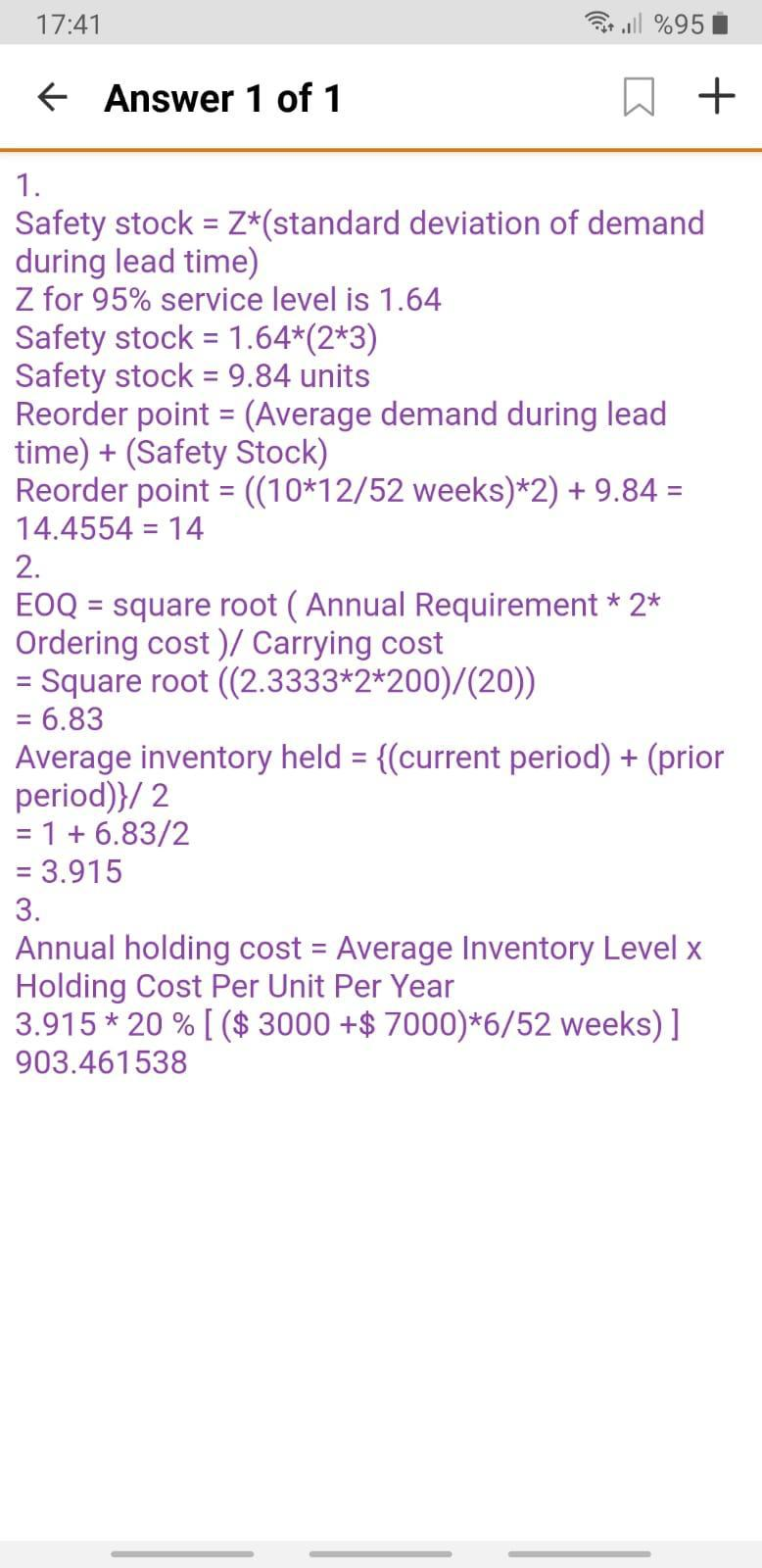 We solved this question and wrong answer is