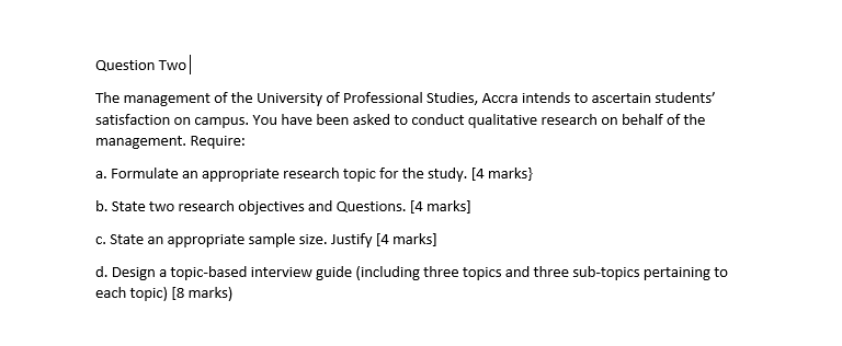 THIS IS A RESEARCH METHOD QUESTION KINDLY HELP