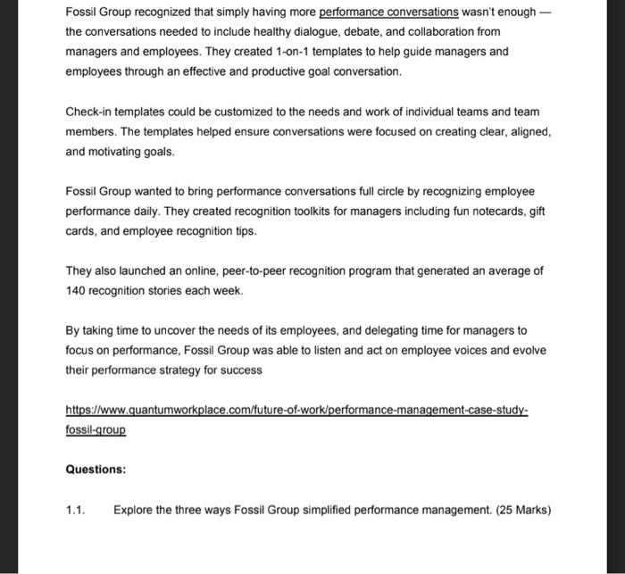 please read the article ans answer 1.1 Read the