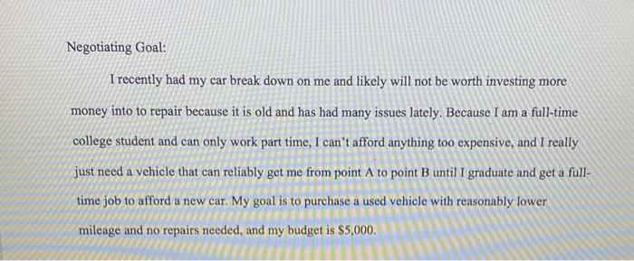 Please help me come up with target points and