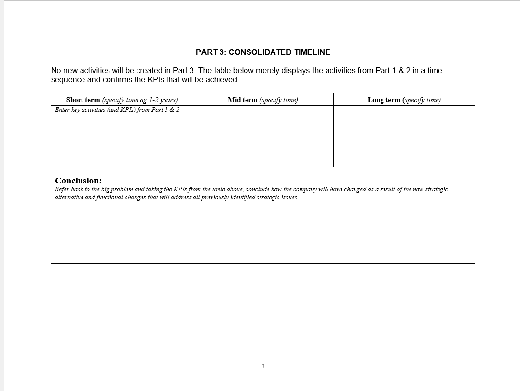 do this based activity based on the company