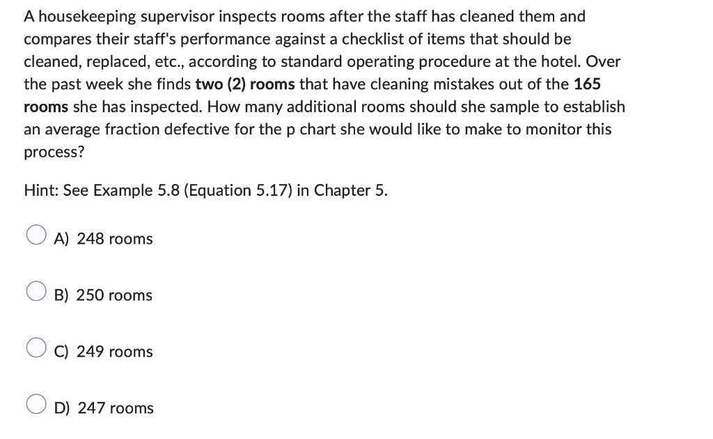 A housekeeping supervisor inspects rooms after