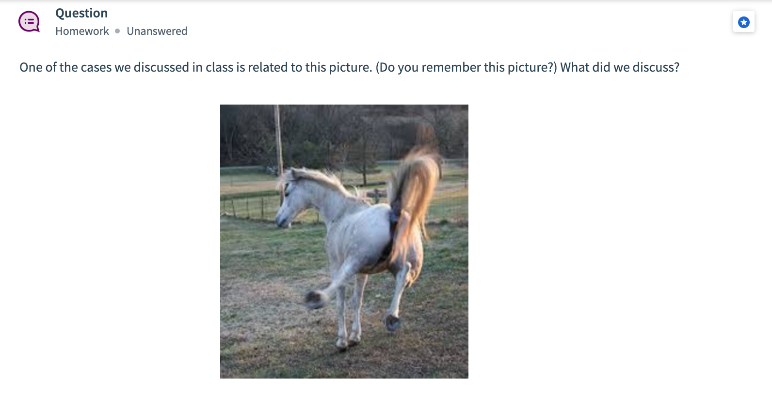 a.How to calm down horses b.Poisson distribution