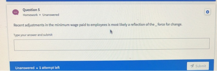 Homework. Due in hours Select the best answer for
