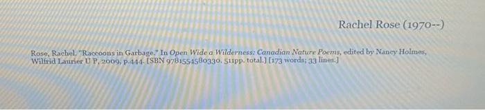 please help me put this into MLA work cited. I