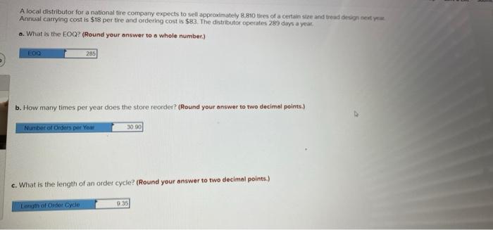 need help with answer D A local distributor for a