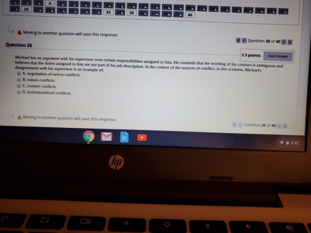 Question Completion Status: 0 20 30 4 50 60 25 26