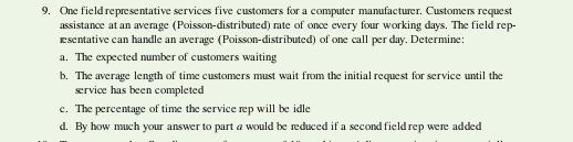 SUBJECT- OPERATIONS MANAGEMENT **Solve all three
