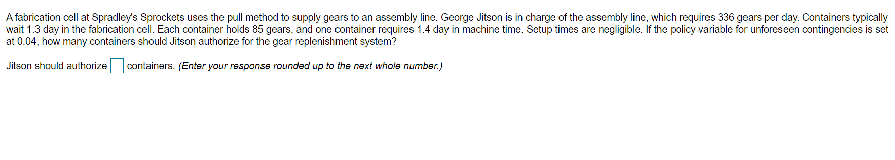 A fabrication cell at Spradley's Sprockets uses
