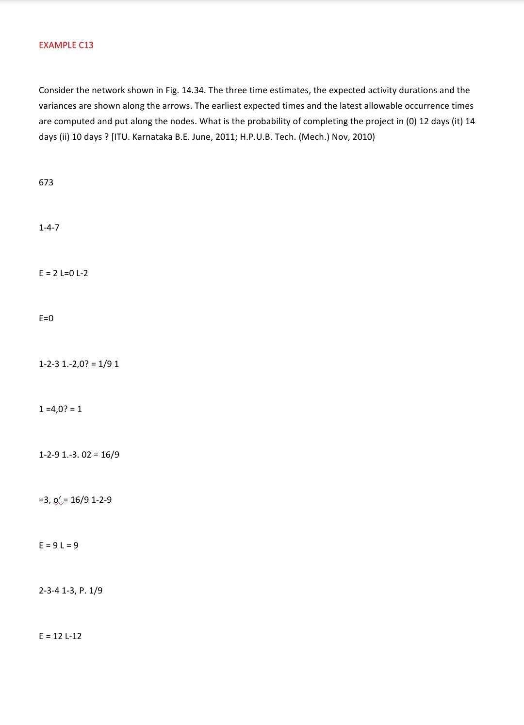 .. EXAMPLE C13 Consider the network shown in Fig.