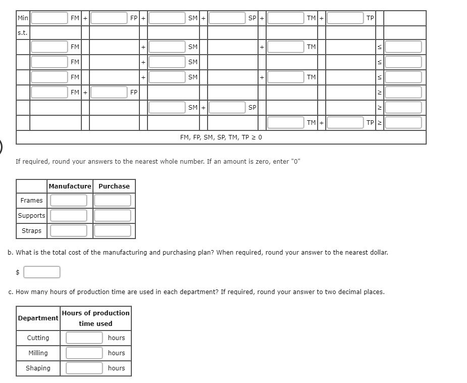 Problem 4-17 (Algorithmic) Frandec Company