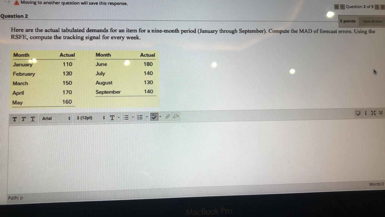 > A Moving to another question will save this