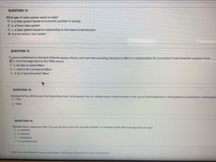 QUESTION 1 The term "coculture is used to