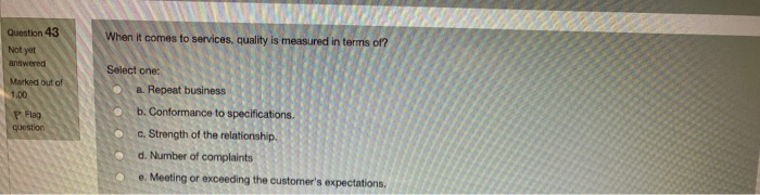 41-43 Which of the following is NOT one of the