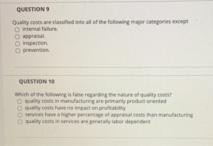 QUESTION 1 Safety, absenteeism, and turnover can