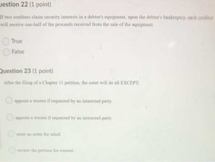 these two , asap ! estion 22 (1 point) If two