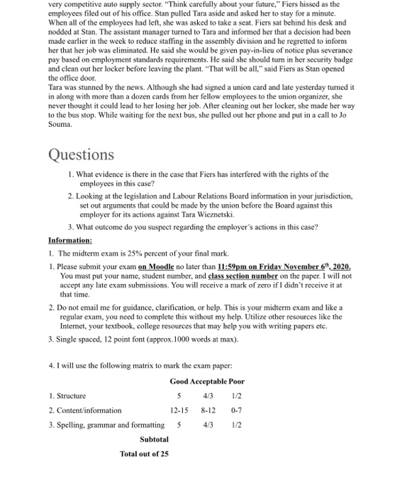 Case Study Scenario: Found: An Unsigned Card Tara