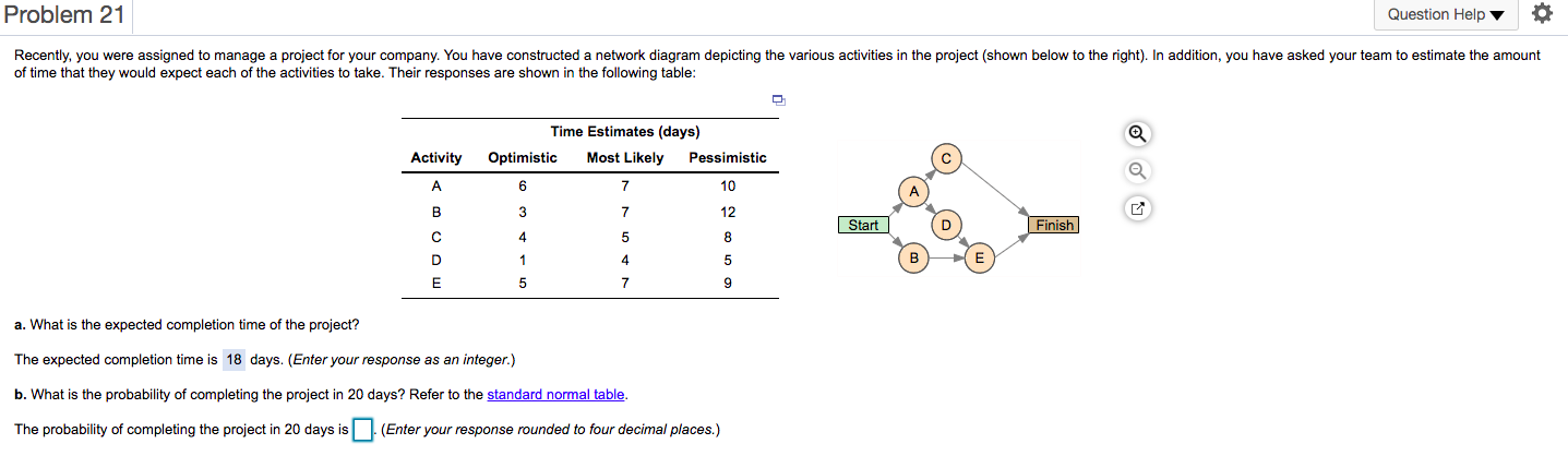 (just need part B thank you) Problem 21 Question